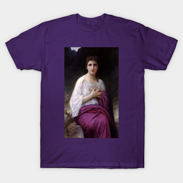 Psyche - William Adolphe Bouguereau T-Shirt by forgottenbeauty